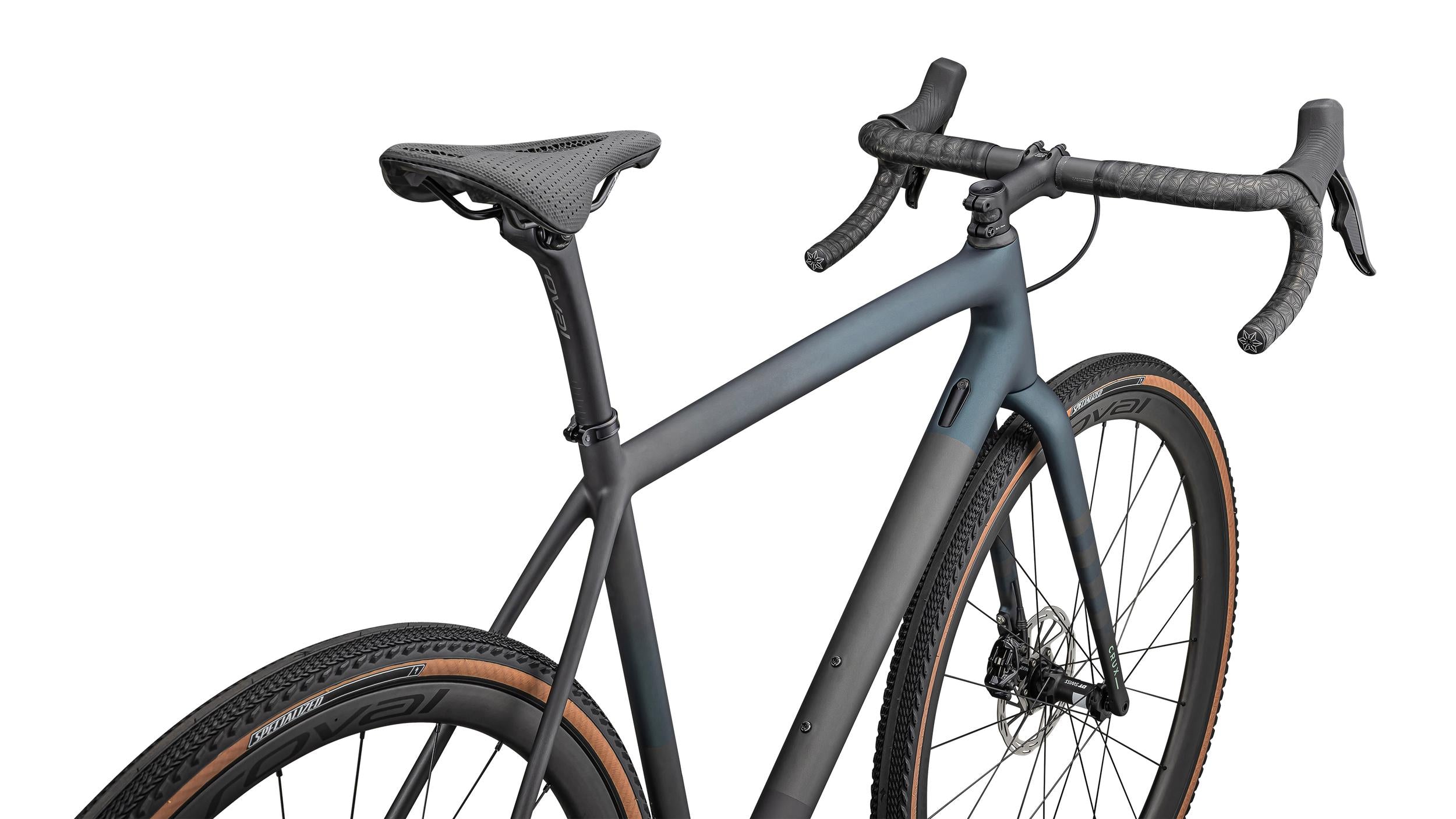 Crux Pro Specialized 2025 Satin Carbon/Deep Lake Metallic/Smoke/White Sage Metallic #4