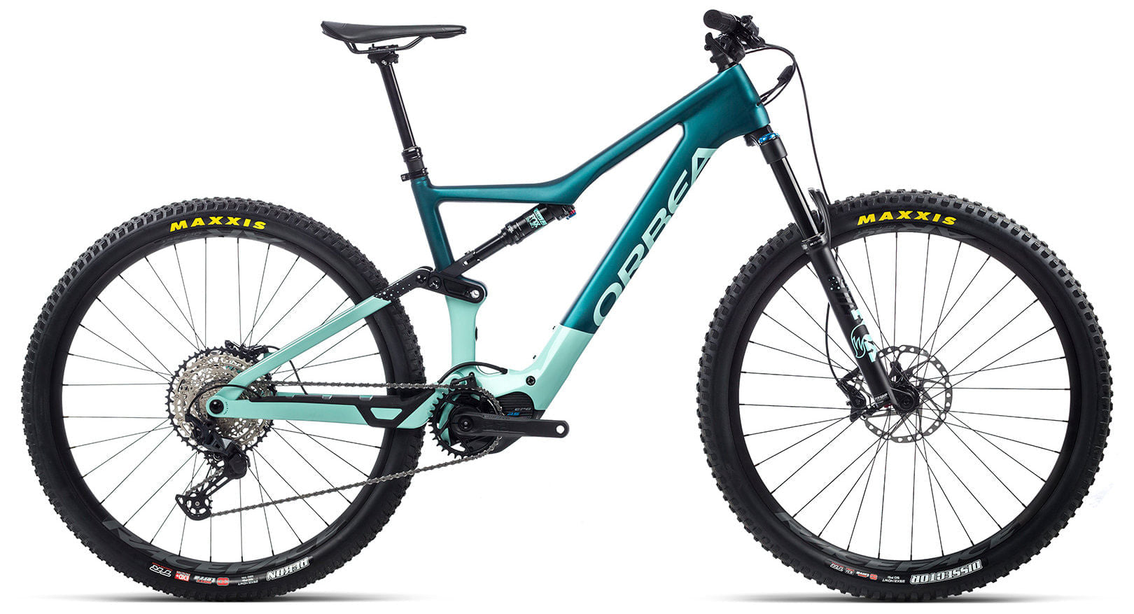 Orbea Rise M20 2022 Verde Ice Brillante/Ocean Matte