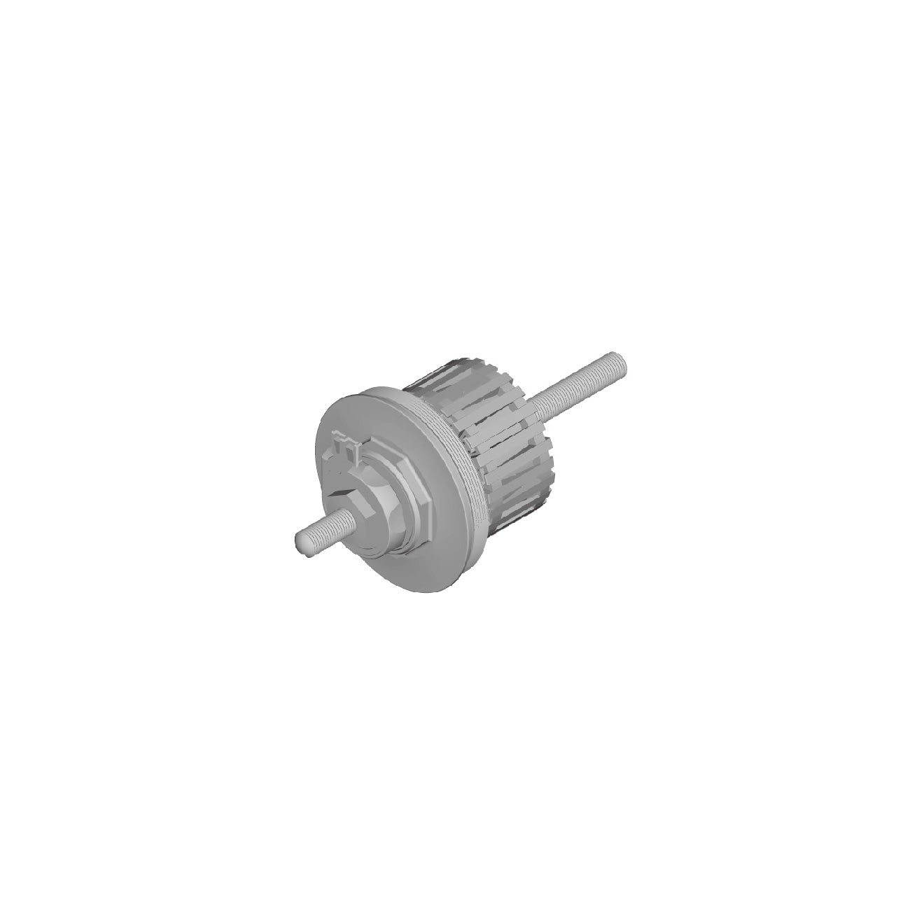 Conjunto Interno Shimano DH-C3000-3NNT 140mm Plata