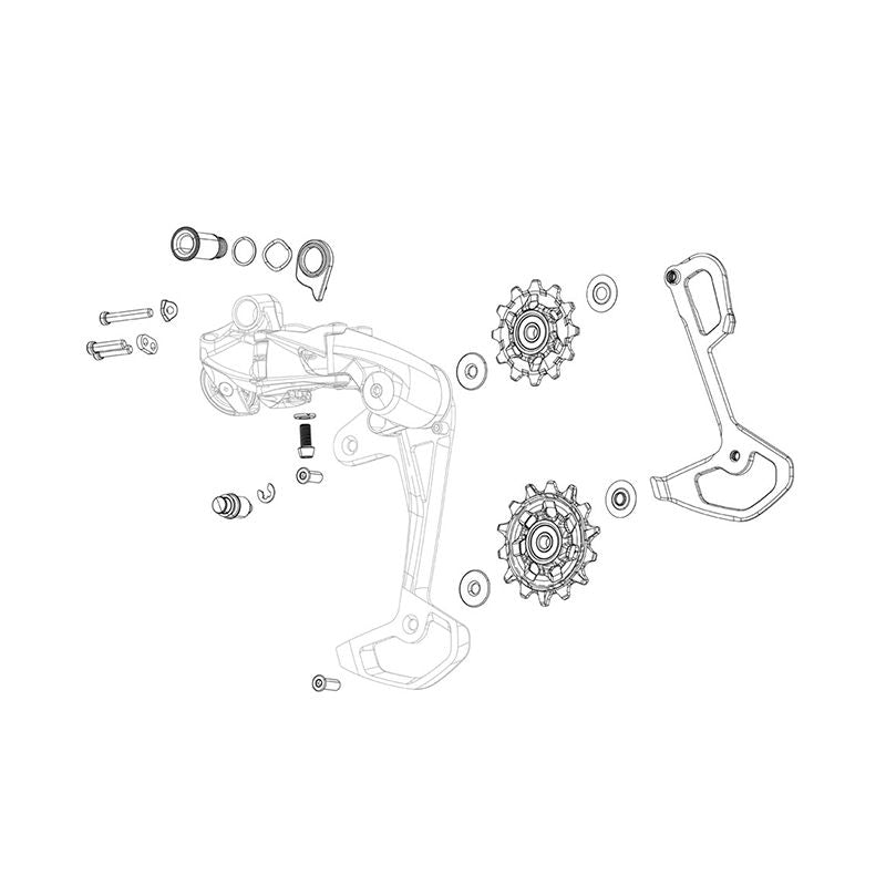 Kit Carcasa Cambio Sram X01 AXS Eagle