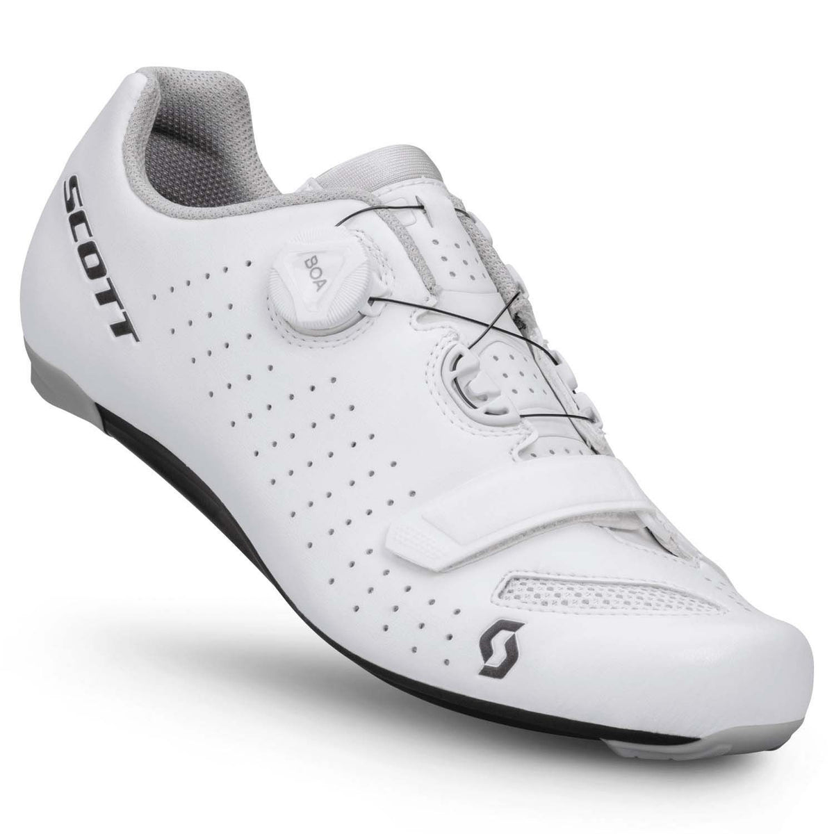 Zapatillas Carretera Scott Road Comp BOA Blanco/Negro