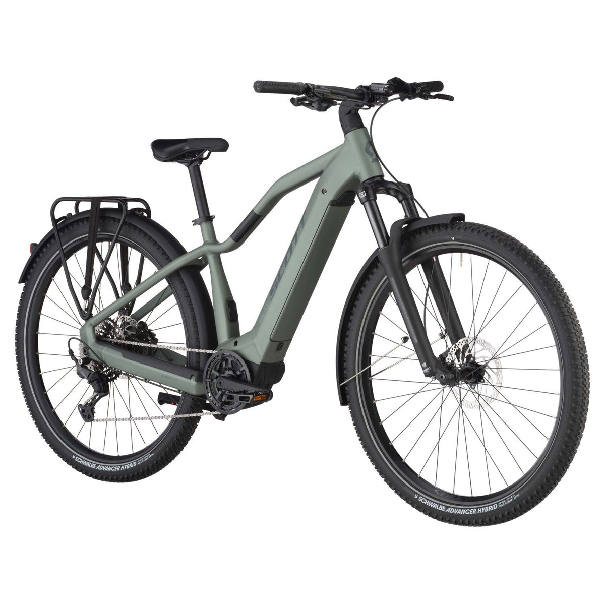 Bicicletas Eléctricas eUrbanas Scott Axis 40 2025 Highland Green