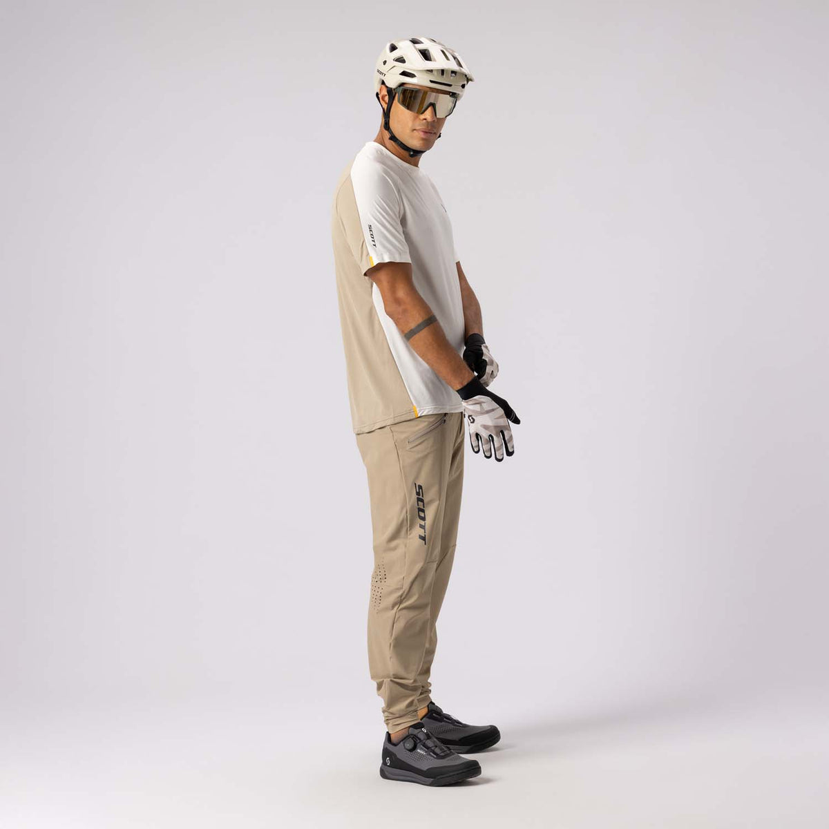 Pantalón MTB Scott Vertic Pro Hombre Portobello Beige #4