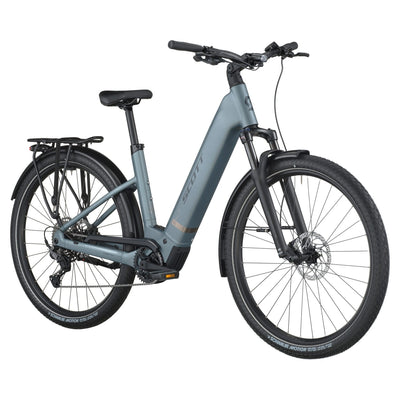 Bicicletas Eléctricas eUrbanas Scott Sub Sport 20 Wave 2026 Hematite Blue