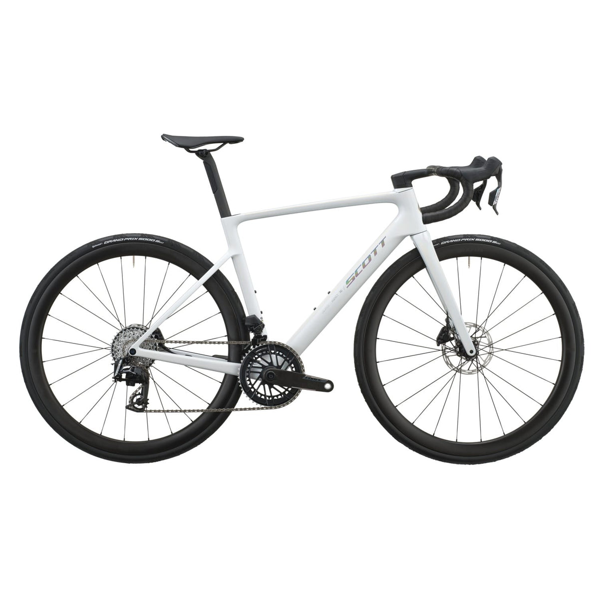 Bicicletas Carretera Scott Addict RC Team 2027 Rainbow White