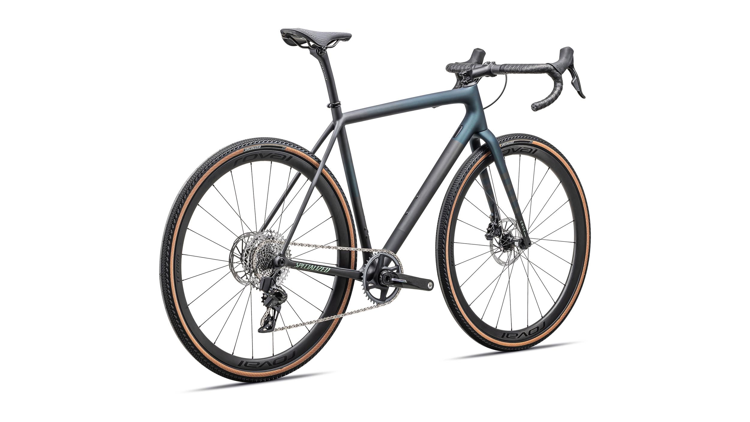 Crux Pro Specialized 2025 Satin Carbon/Deep Lake Metallic/Smoke/White Sage Metallic #3