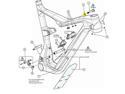 Arandela Tornillo Amortiguador Scalpel Cannondale Gris #2