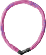 Abus Steel-O-Chain 4804C/75 Chain/Combination Lock Pink