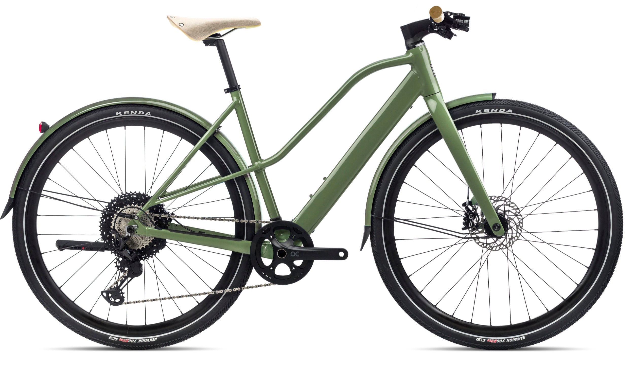 Orbea Vibe Mid H10 Mud 2023 Urban Green Gloss