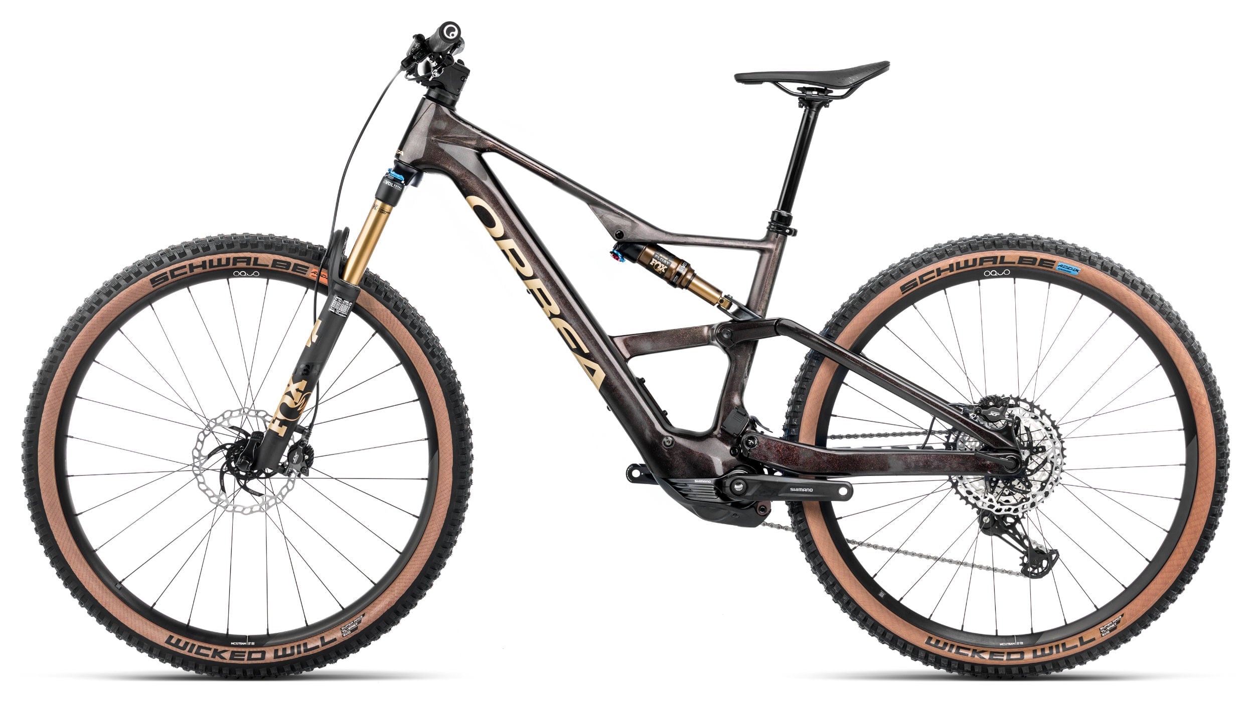 Orbea Rise Sl M10 630w 2025 Cosmic Carbon View/Golden Sand Gloss #2