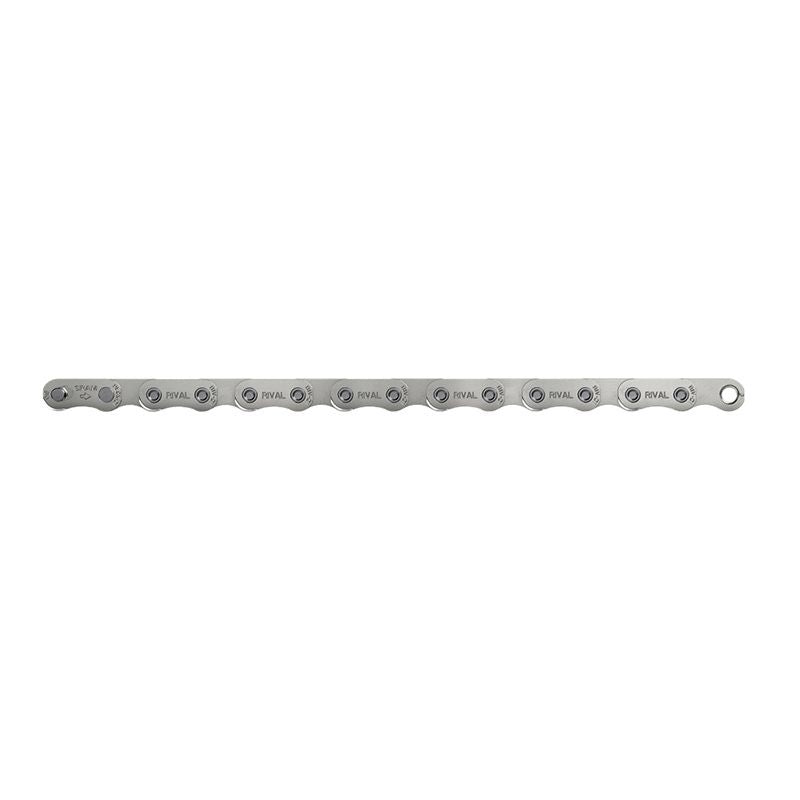 Cadena Sram Rival D1 Flattop 120 Eslabones Powerlock 12v Plata