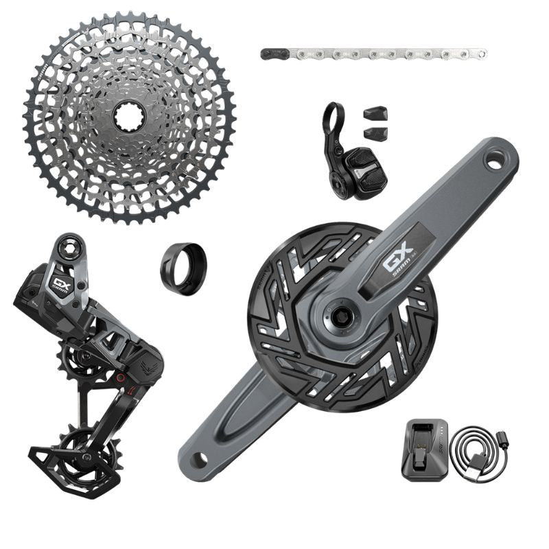Grupo Electrónico Sram GX T-Type Eagle E-MTB AXS POD 104 BCD 34d 1x12v Negro